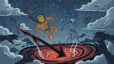 Bitcoin and Ethereum keep falling midweek as selling pressure continues