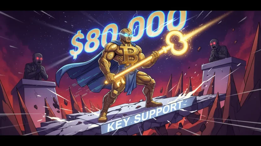 Bitcoin holds key support as traders watch $80,000 price level