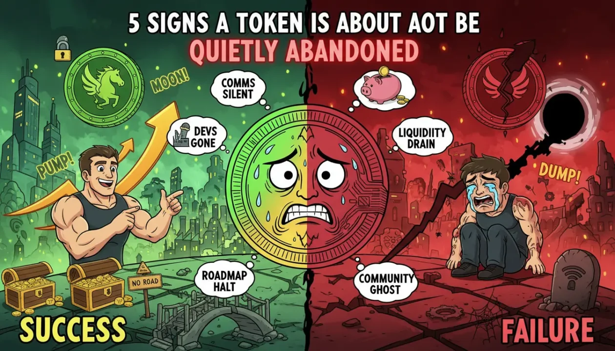 5 signs a token is about to be quietly abandoned